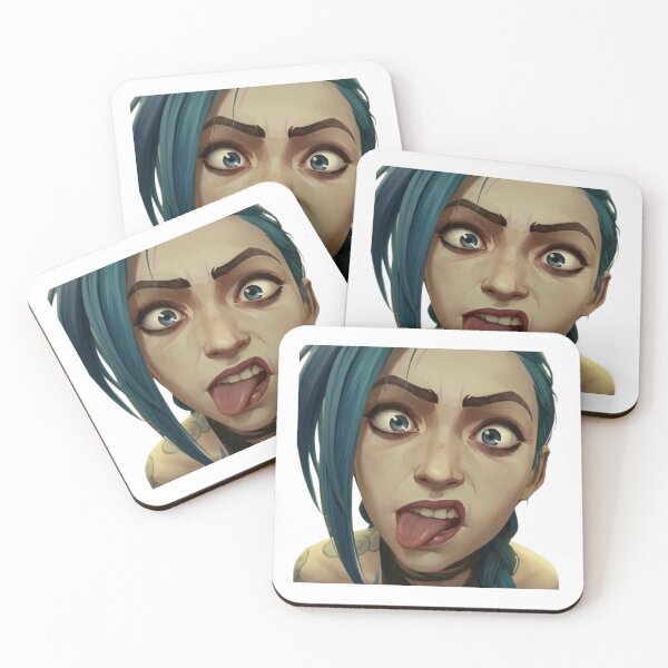 Item preview, Jinx crazy expression designed and sold by klenon.