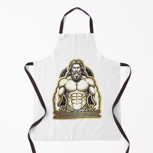 Item preview, Ancient Greek God of Strength Muscle Fitness Gym Sticker designed and sold by JeevanStickers.