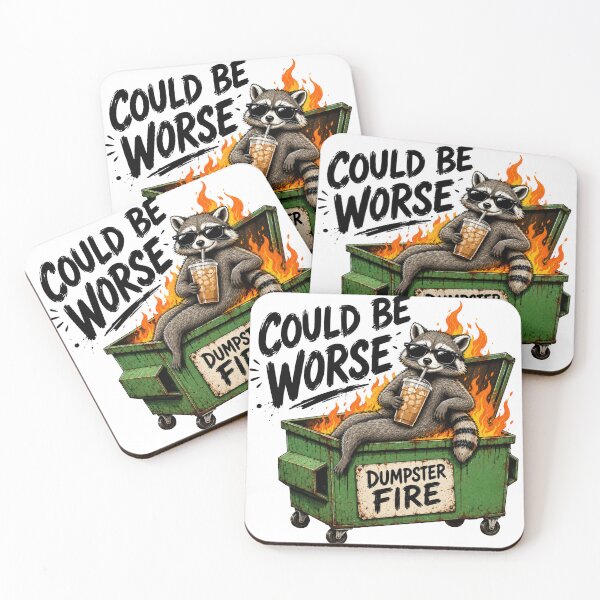 Item preview, Dumpster Fire, Could be Worse designed and sold by Craftywitch33.