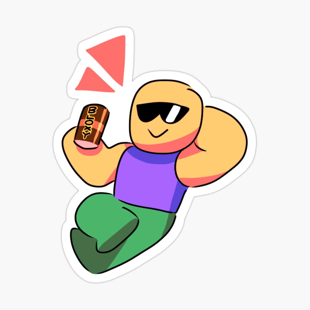 Roblox Happy Noob Sticker - Sticker Mania