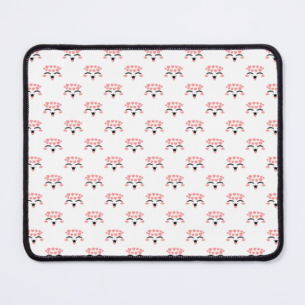 Item preview, Cute kawaii uwu in love face pattern designed and sold by BlushyPrint.
