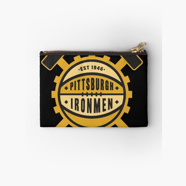 Item preview, Pittsburgh Ironmen Vintage Basketball Logo – Classic Industrial Basketball Design designed and sold by RetroBasketball.