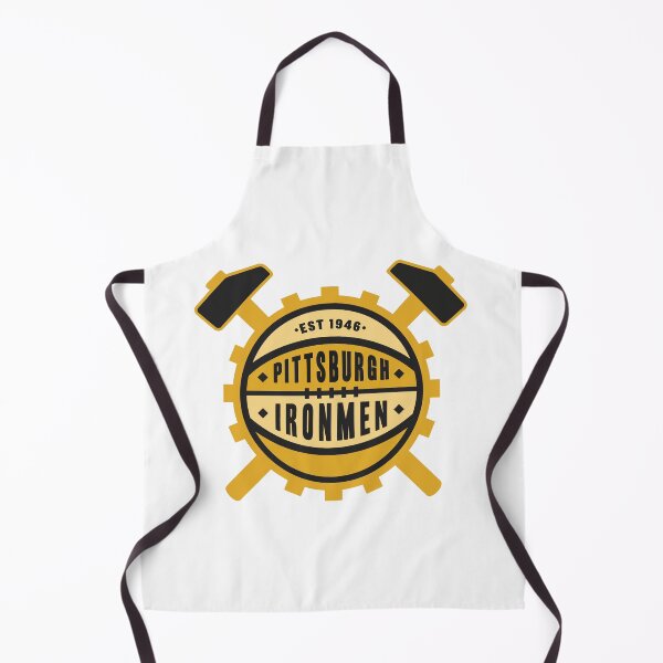 Item preview, Pittsburgh Ironmen Vintage Basketball Logo – Classic Industrial Basketball Design designed and sold by RetroBasketball.