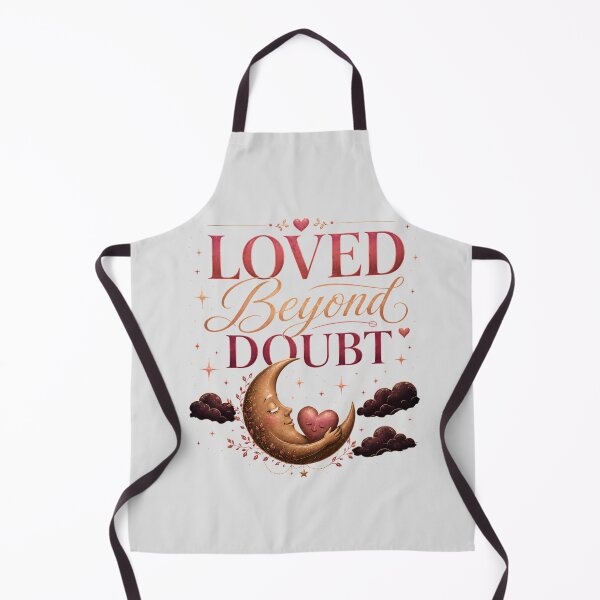 Item preview, Love Beyond Doubt Shirt, Romantic Moon Heart Sweatshirt, Soft Love Quote Apparel, Emotional Connection Gift, Cozy Relationship Tee designed and sold by JagrDesigns.