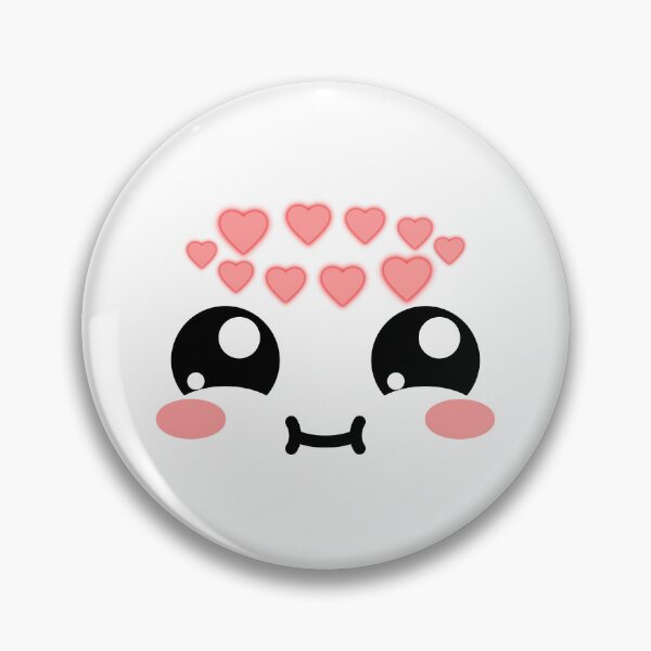 Item preview, Cute kawaii blushing in love chubby face designed and sold by BlushyPrint.