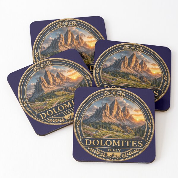 Item preview, Dolomites, Italy – Rocky peaks, alpine meadows & evening light designed and sold by Girih.