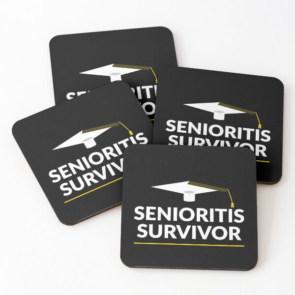 Item preview, Senioritis Survivor Shirt Funny Graduation Gift Class of 2026 T-Shirt designed and sold by Daily Mood Tees.