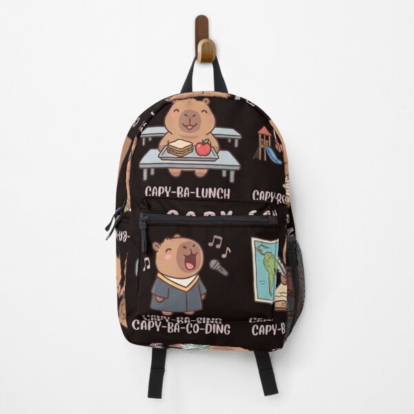 Item preview, Capy School Vibes: Cute Capybara Student Collection designed and sold by sanorastyle.