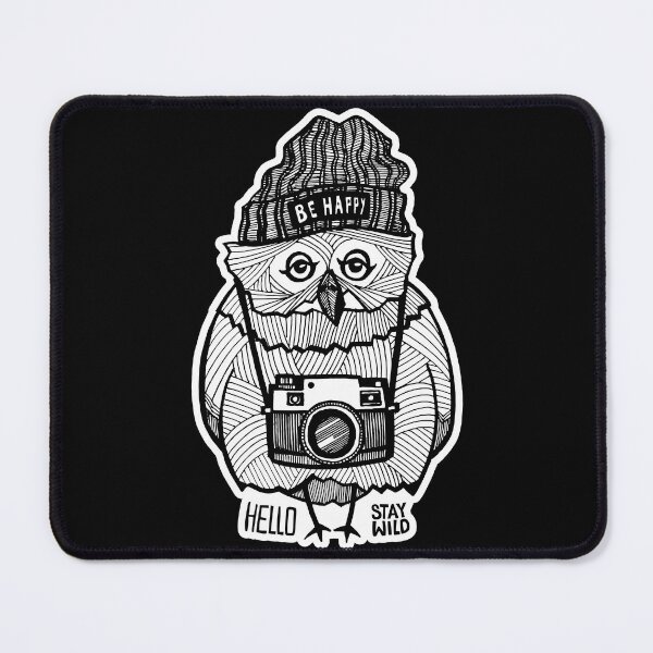Item preview, Owl with a camera designed and sold by onshymoon.