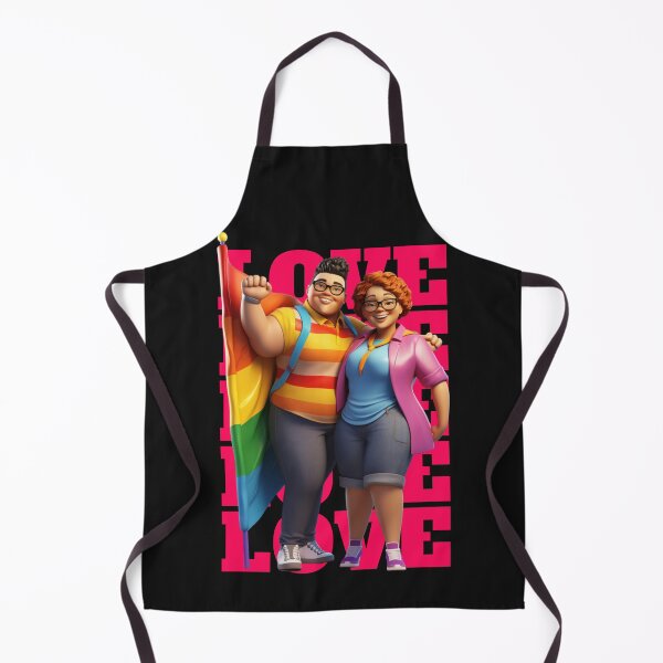 Item preview, Pride Rainbow Couple Love is Love Statement designed and sold by Mauswohn.