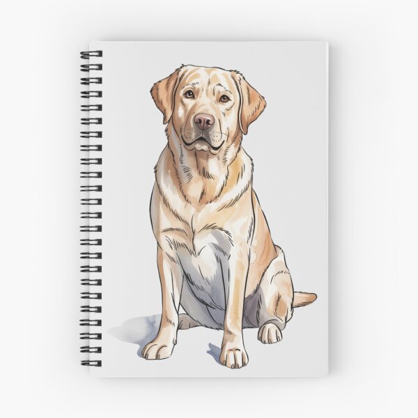 Item preview, Labrador Retriever sitting facing forward designed and sold by 123ks.