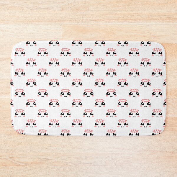 Item preview, Cute kawaii blushing in love chubby face pattern designed and sold by BlushyPrint.