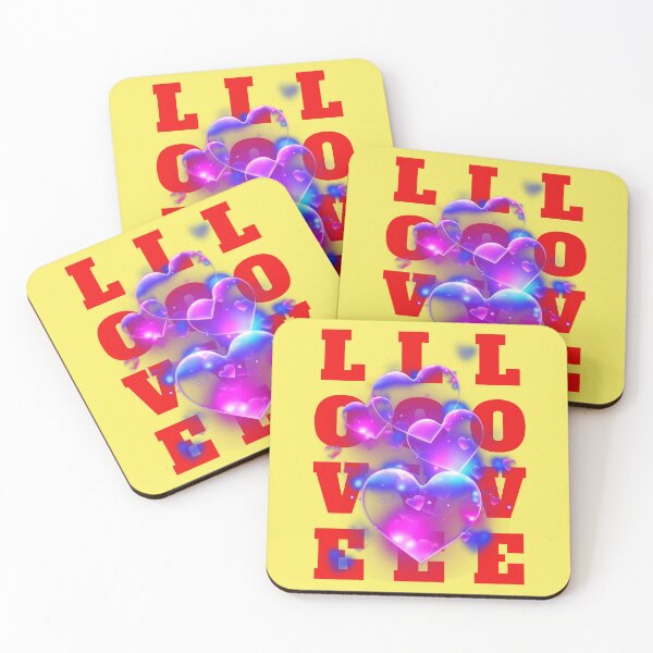 Item preview, Luminous soap bubbles, hearts, love quote statement designed and sold by Mauswohn.