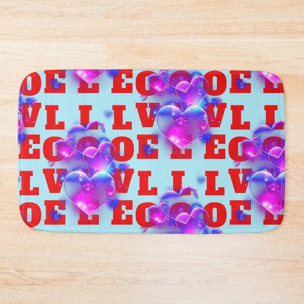 Item preview, Luminous soap bubbles, hearts, love quote statement designed and sold by Mauswohn.