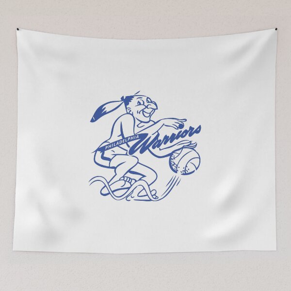 Item preview, Philadelphia Warriors Vintage Basketball Logo – Classic 1950s Basketball Design designed and sold by RetroBasketball.