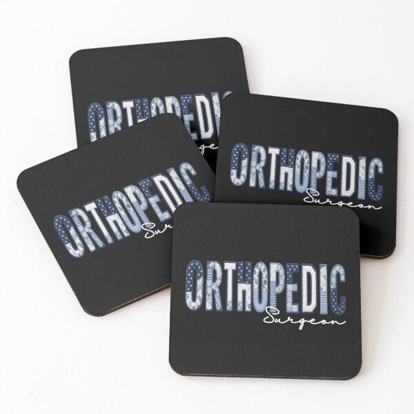 Item preview, Orthopedic Surgeon, faux patchwork blue floral Orthopedic Surgeon, Ortho Squad Vintage style. designed and sold by Lam Assia.