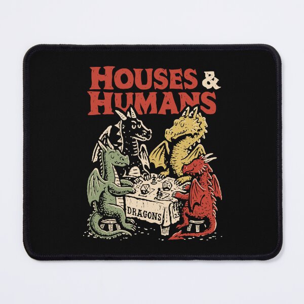 Item preview, Houses and Humans / Retro Board Game Poster / Wall Art Print / Fantasy, Board Game, RPG, DnD / Home Decor Gift Idea designed and sold by RoleplayRealm.