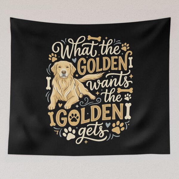 Item preview, Spoiled Golden Retriever Dog Funny designed and sold by AntiqueImages.