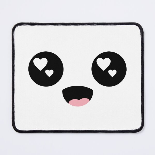 Item preview, Cute kawaii heart eyes smiling face designed and sold by BlushyPrint.