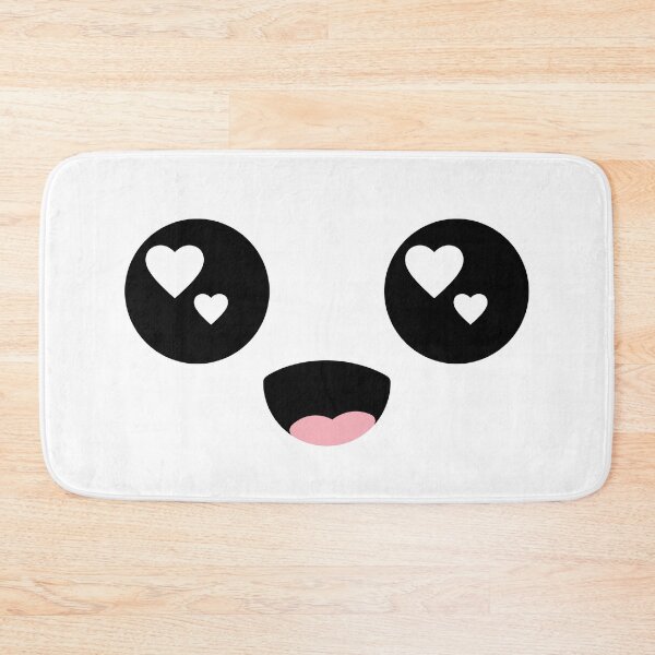 Item preview, Cute kawaii heart eyes smiling face designed and sold by BlushyPrint.