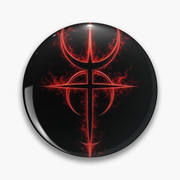 Item preview, Fiery Red Occult Symbol Design designed and sold by NoesisNous.