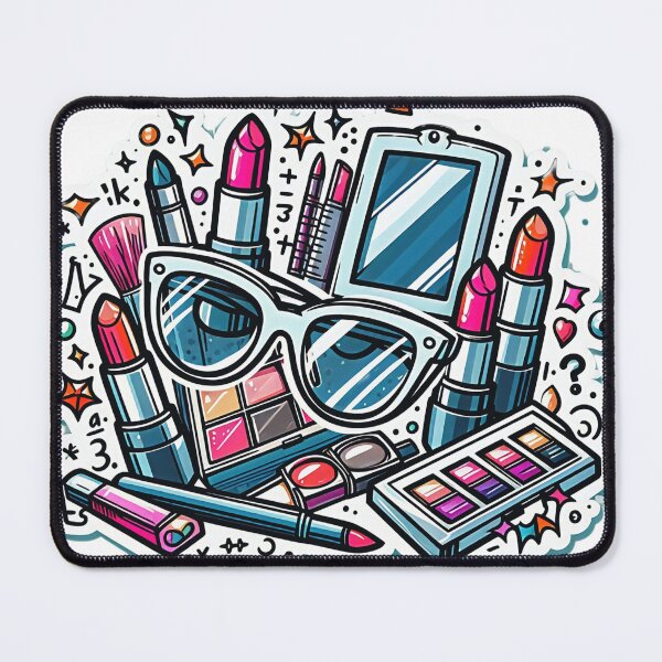 Item preview, Girly Makeup Aesthetic Sticker designed and sold by Funkystreet.