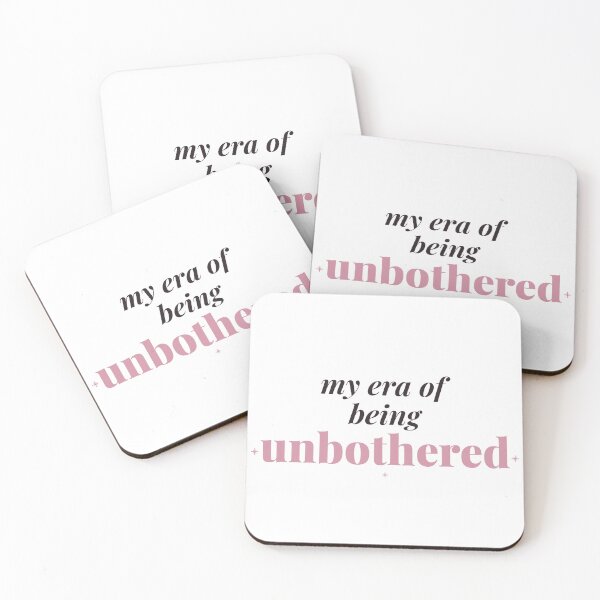 Item preview, My Era Of Being Unbothered Sticker | Soft Girl Quote Aesthetic designed and sold by CaptainDude.