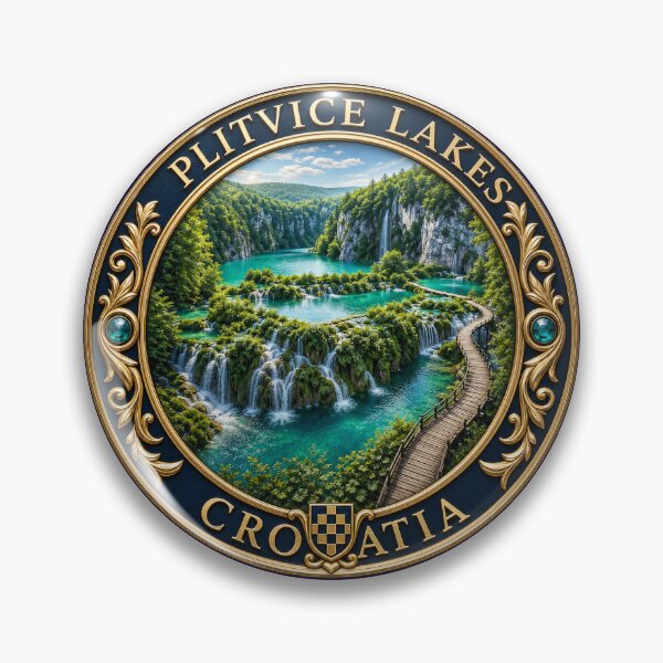 Item preview, Plitvice Lakes, Croatia – Cascades, wooden walkways & emerald pools designed and sold by Girih.