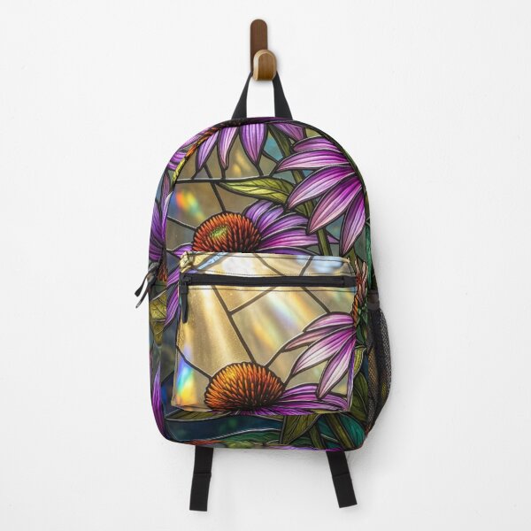 Item preview, Stained Glass Style Coneflowers designed and sold by Tridentulus.
