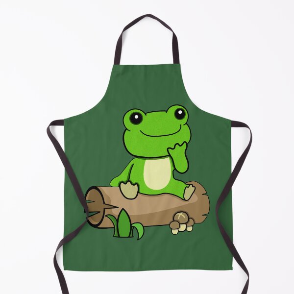 Artikelvorschau, Frosch auf einem Baumstamm entworfen und verkauft von Lowfidesigns.