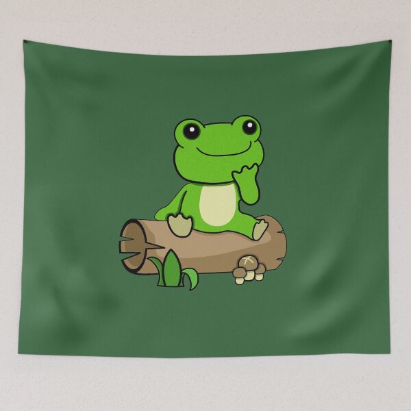 Item preview, Frog on a log  designed and sold by Lowfidesigns.
