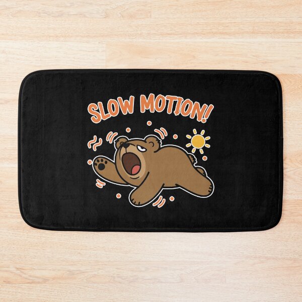 Item preview, Slow Motion! Lazy Brown Bear Cartoon designed and sold by Taridesign.