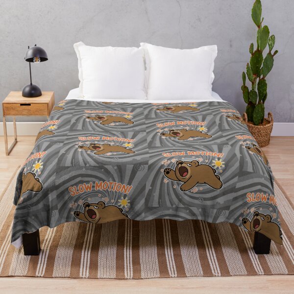 Item preview, Slow Motion! Lazy Brown Bear Cartoon designed and sold by Taridesign.