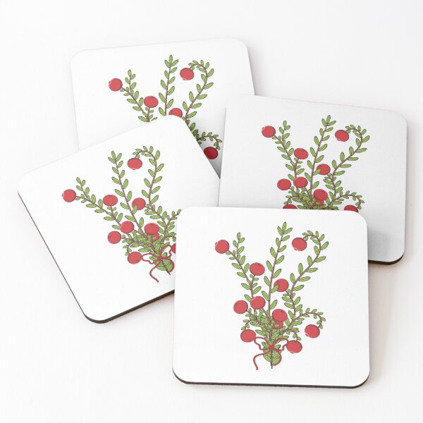 Item preview, Illustration with branches of cranberries designed and sold by RizikCat.