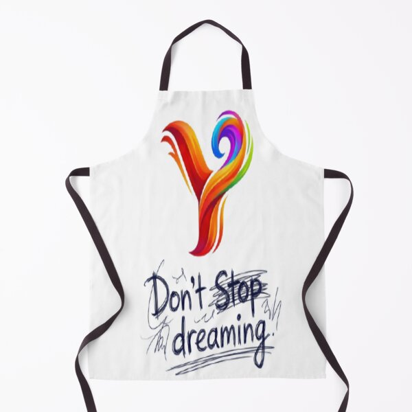 Item preview, Inspirational Fiery Letter Y Logo: "Don't Stop Dreaming" Vibrant Typography Art designed and sold by KalamAura.
