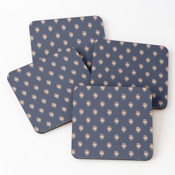 Item preview, Bouquets of Flowers (Navy) designed and sold by RoseDesigns05.
