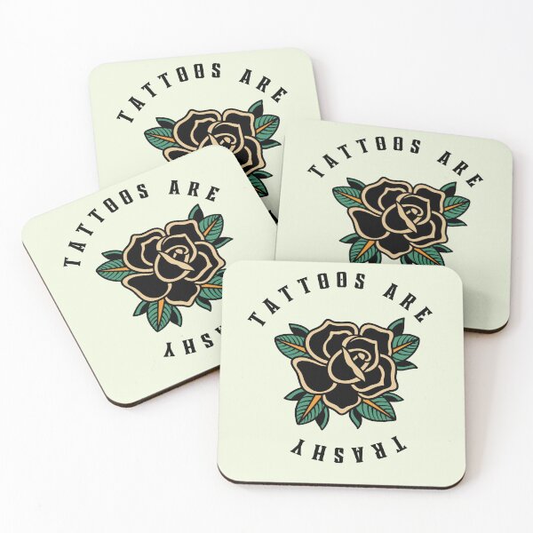 Item preview, tattoos are trashy designed and sold by Brooke Morgan Art..