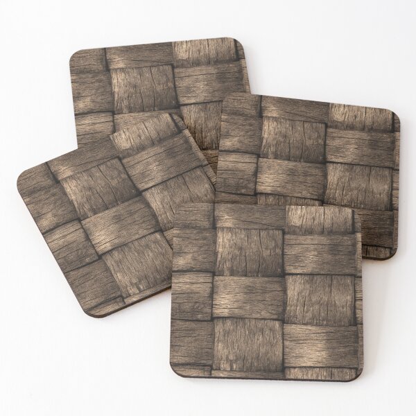 Item preview, Woven Wood Pattern Rustic Texture Design designed and sold by NicolasGlowArt.