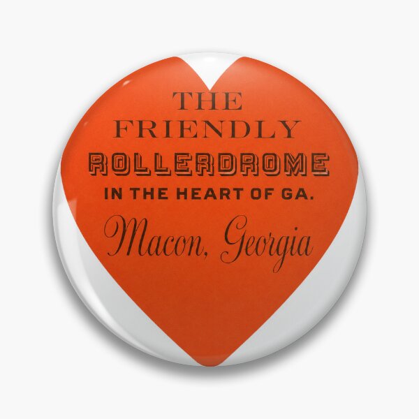 Artikelvorschau, Aufkleber für die Rollschuhbahn „The Friendly Rollerdrome Macon Georgia“ entworfen und verkauft von tislord.