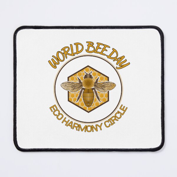 Item preview, World Bee Day - Eco Harmony Circle designed and sold by LuveraxArt.