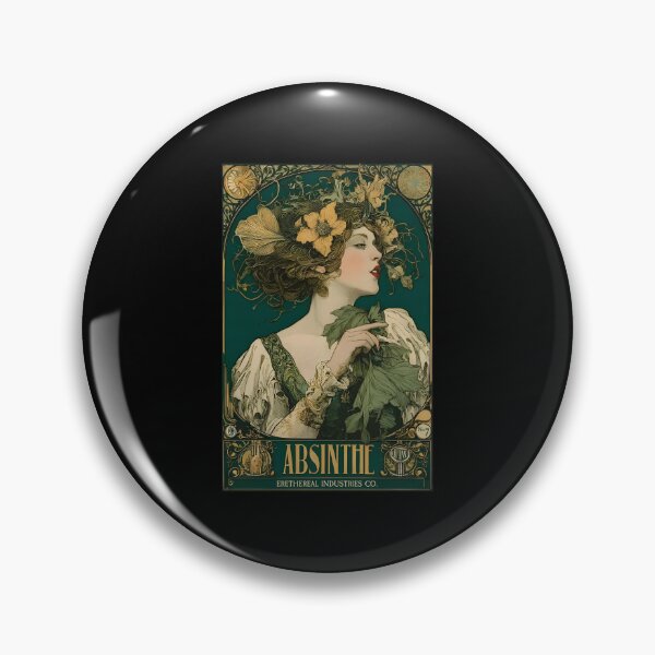 Item preview, fairy green goddess beauty drinking vintage designed and sold by chancecasper.
