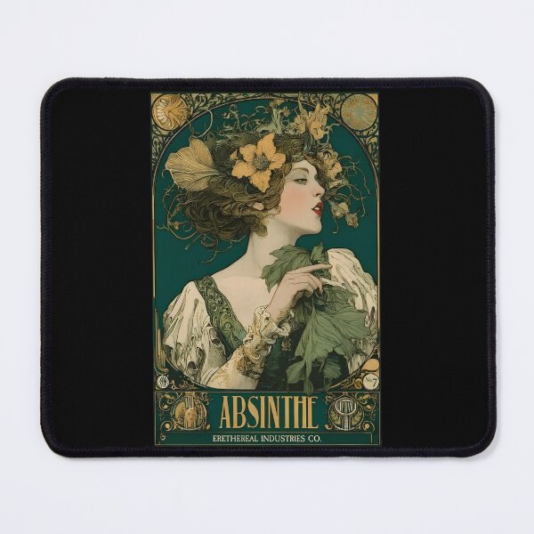 Item preview, fairy green goddess beauty drinking vintage designed and sold by chancecasper.