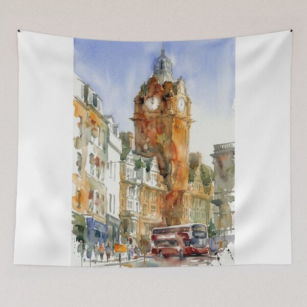 Artikelvorschau, Uhrturm an der Princes Street in Edinburgh entworfen und verkauft von caracatita75.
