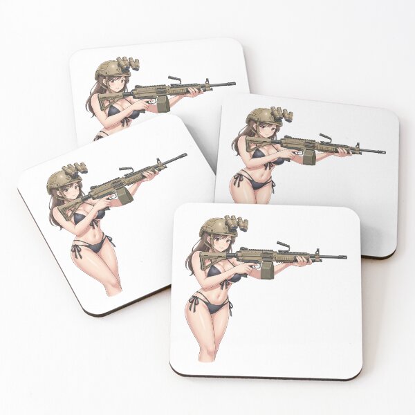 Item preview, Machine Gun Girl designed and sold by RAWLIFEGRAPHIC.