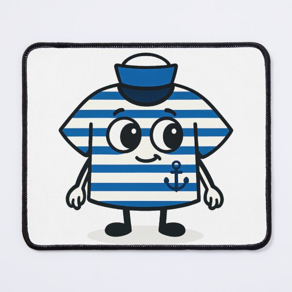 Item preview, Sailor Buddy Character — Cute Nautical Mascot designed and sold by DariaCraft.