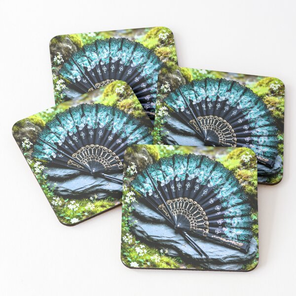 Item preview, Butterfly Fan in Garden designed and sold by CyndiEpps.