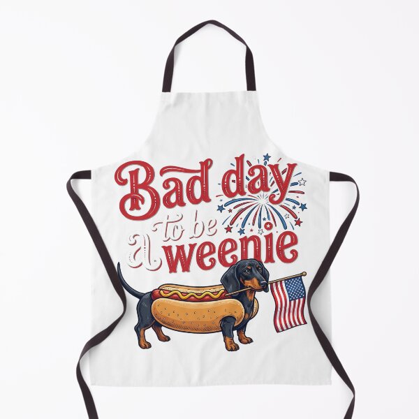 Item preview, Bad Day To Be A Weenie Funny 4th Of July Patriotic Dog designed and sold by VGAfanatic.