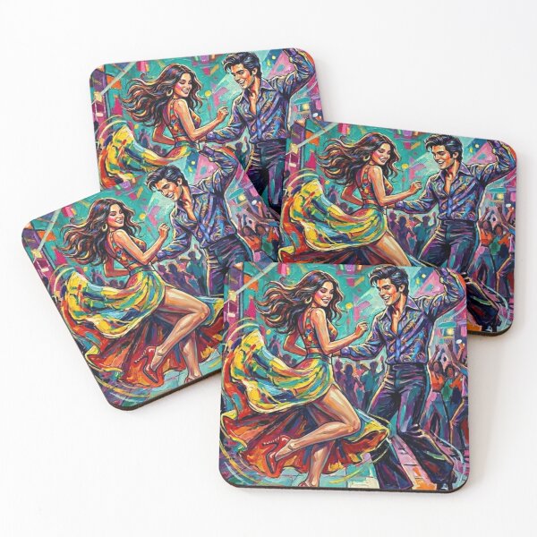 Item preview, A couple dancing disco. designed and sold by PP&RAINBOW SHOP.