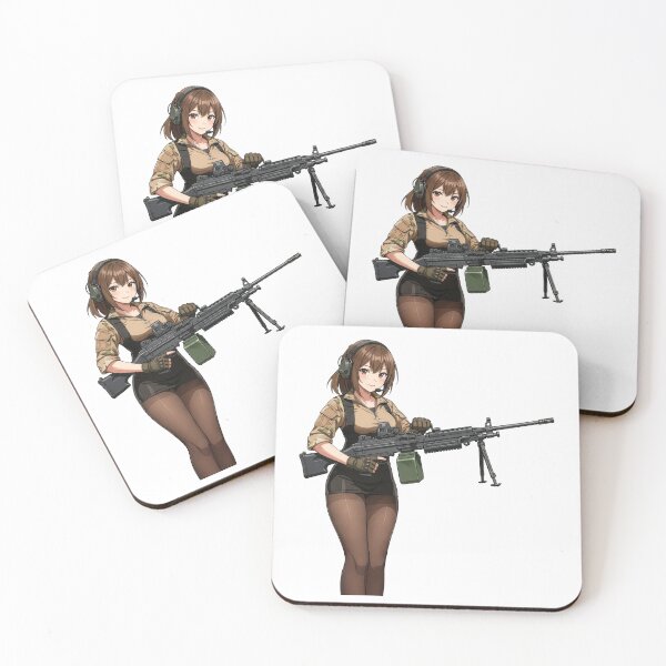 Item preview, Machine Gun Girl designed and sold by RAWLIFEGRAPHIC.