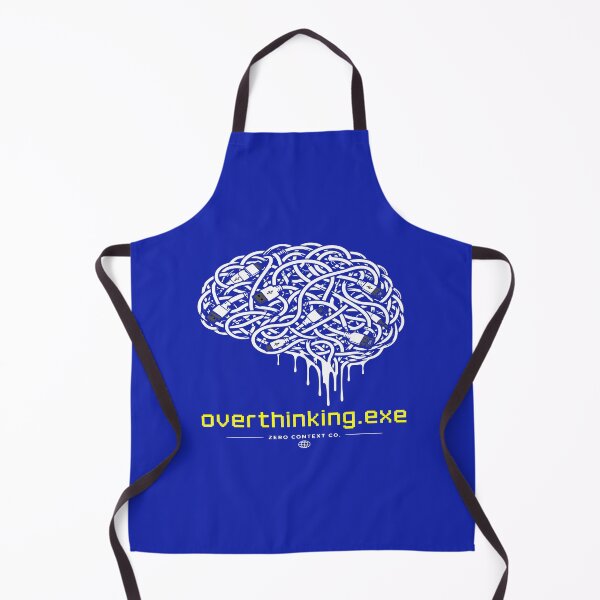 Artikelvorschau, Overthinking.exe – Glitch Brain Tech Design entworfen und verkauft von ZeroContextCo.
